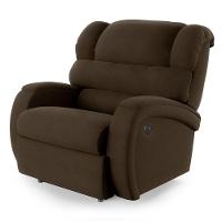 Poltrona Do Papai Reclinável Napoli Controle Power Elétrico Usb Veludo Fh1 Marrom - 1
