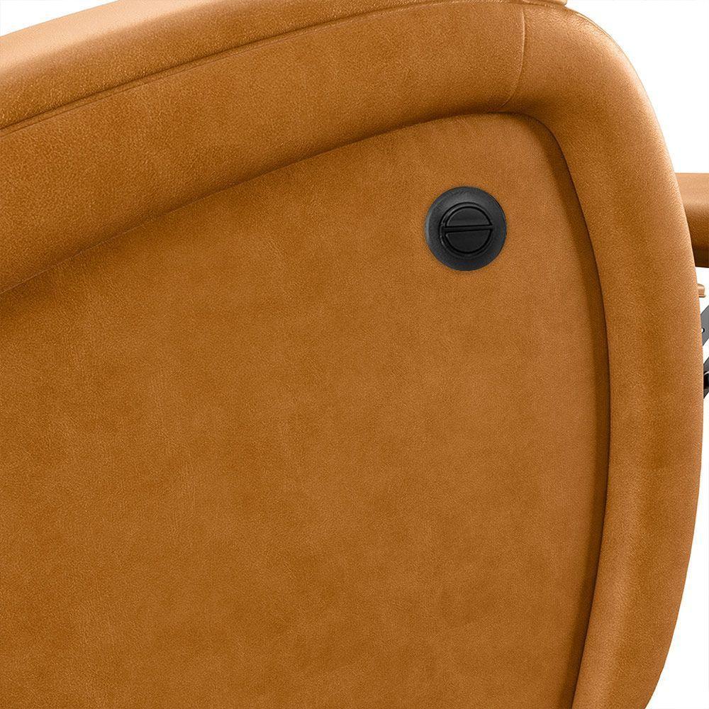 Poltrona Do Papai Reclinável Napoli Controle Power Elétrico Pu Whisky Fh1 - 4