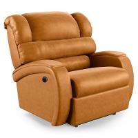 Poltrona Do Papai Reclinável Napoli Controle Power Elétrico Pu Whisky Fh1 - 1