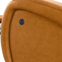 Poltrona Do Papai Reclinável Napoli Controle Power Elétrico Usb Sint Pu Fh1 Whisky