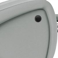 Poltrona Do Papai Reclinável Napoli Controle Power Elétrico Pu Fh1 Cinza