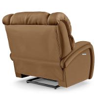 Poltrona Do Papai Reclinável Napoli Elétrica Botão Led Pu Caramelo Fh1 - 8