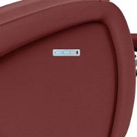 Poltrona Do Papai Reclinável Napoli Elétrica Botão Led Pu Fh1 Vermelho