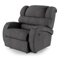 Poltrona Do Papai Reclinável Napoli Controle Power Elétrico Usb Lin Grafite Fh1 - 1