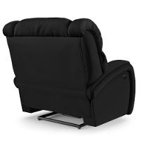 Poltrona Do Papai Reclinável Napoli Controle Power Elétrico Usb Pu Preto Fh1 - 5