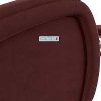 Poltrona Do Papai Reclinável Napoli Elétrica Botão Led Veludo Vinho Fh1 - 7