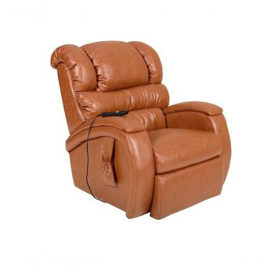 Poltrona Reclinável Motorizada Com Lift E Massagem Imperial Courissimo Caramelo Império Estofados