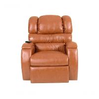 Poltrona Cadeira Reclinável Imperial Motorizada Massageadora Com Lift Courissimo Caramelo - 9