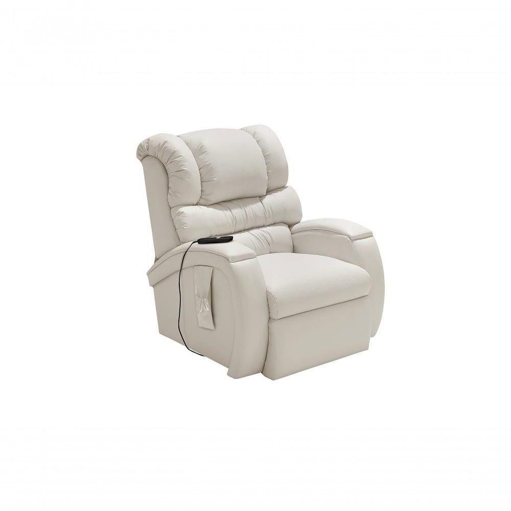 Poltrona Cadeira Reclinável Imperial Motorizada Corano Com Lift Império Gelo - 1