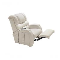 Poltrona Cadeira Reclinável Imperial Motorizada Corano Com Lift Império Gelo - 6