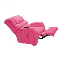 Poltrona Cadeira Reclinável Imperial Motorizada Corano Com Lift Império Pink - 5
