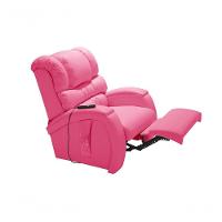 Poltrona Cadeira Reclinável Imperial Motorizada Corano Com Lift Império Pink - 6