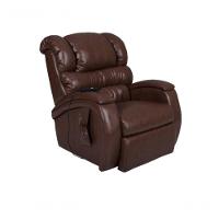 Poltrona Cadeira Reclinável Imperial Motorizada Massageadora Com Lift Courissimo Marrom - 1