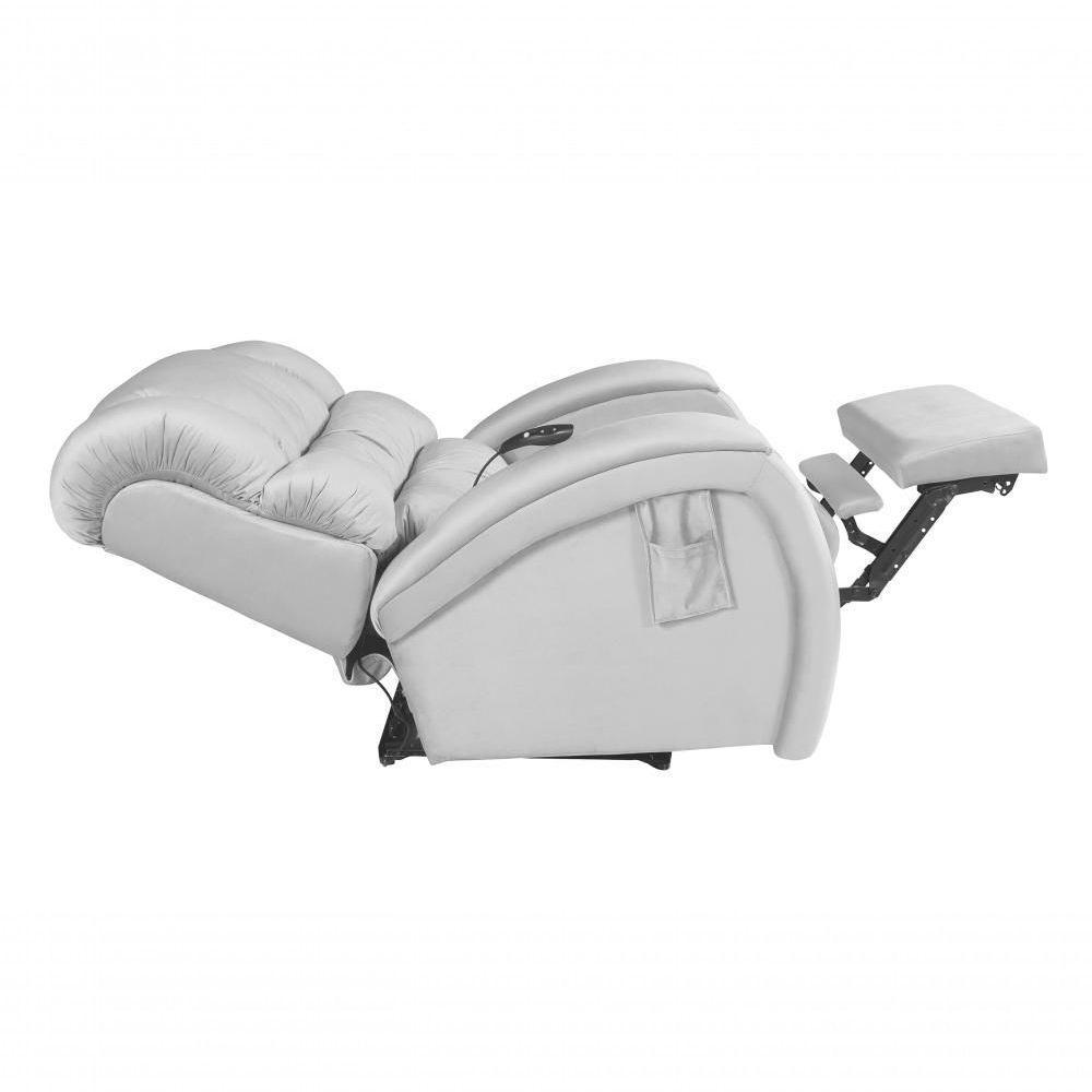 Poltrona Cadeira Reclinável Imperial Para Idoso Motorizada Courissimo Com Massageador Gravidade Zero Pinhão - 2
