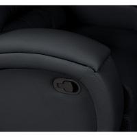 Poltrona Cadeira Reclinável Imperial Zero Wall Massageadora Com Balanço E Giro Corano Império Estofados Preto - 3
