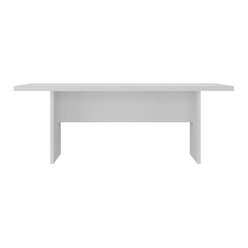 Mesa De Escritório 200cm Para Reunião Com Tampo 30mm Multimóveis CR25281 Branco - 2