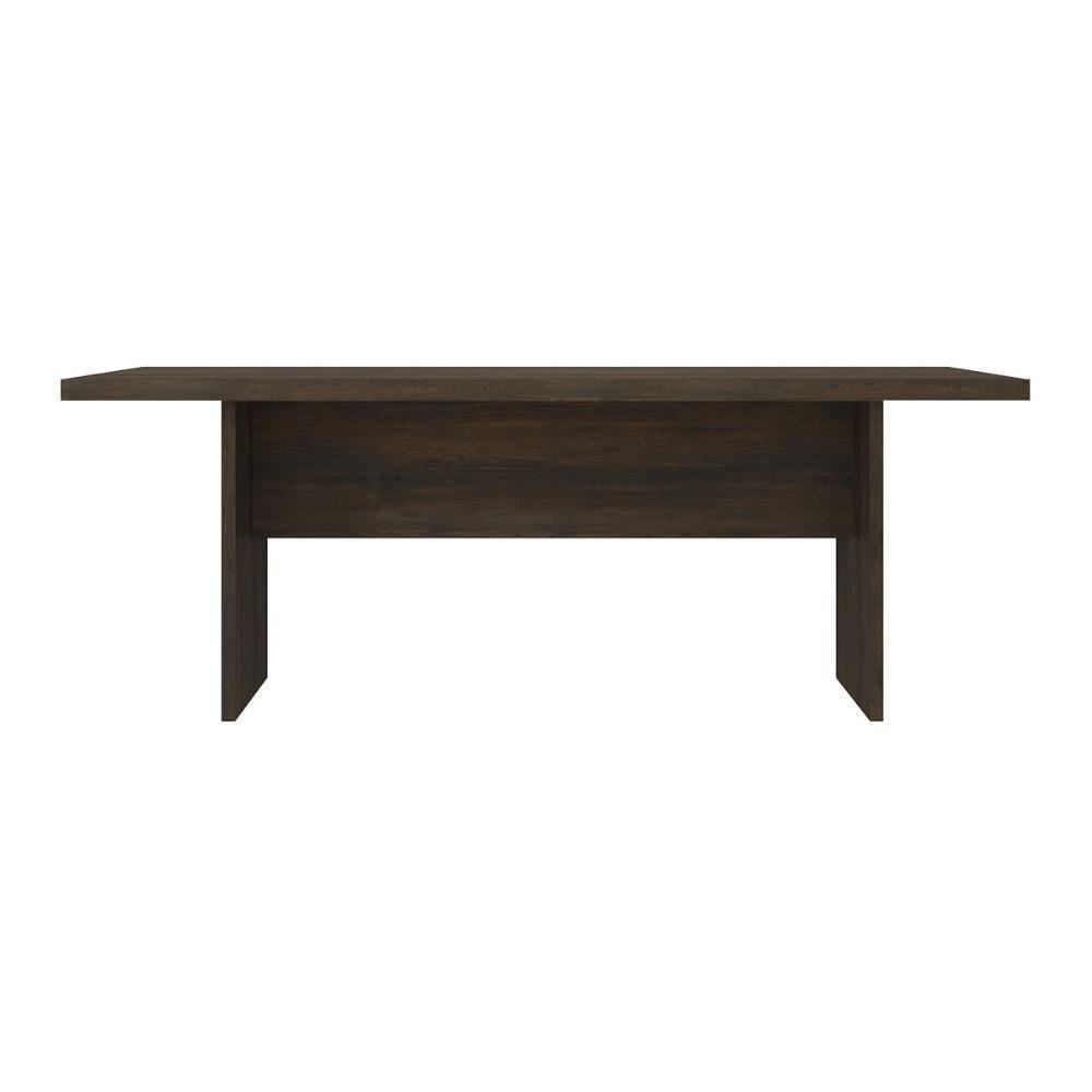 Mesa De Escritório 200cm Para Reunião Com Tampo 30mm Multimóveis CR25281 Rústico - 3
