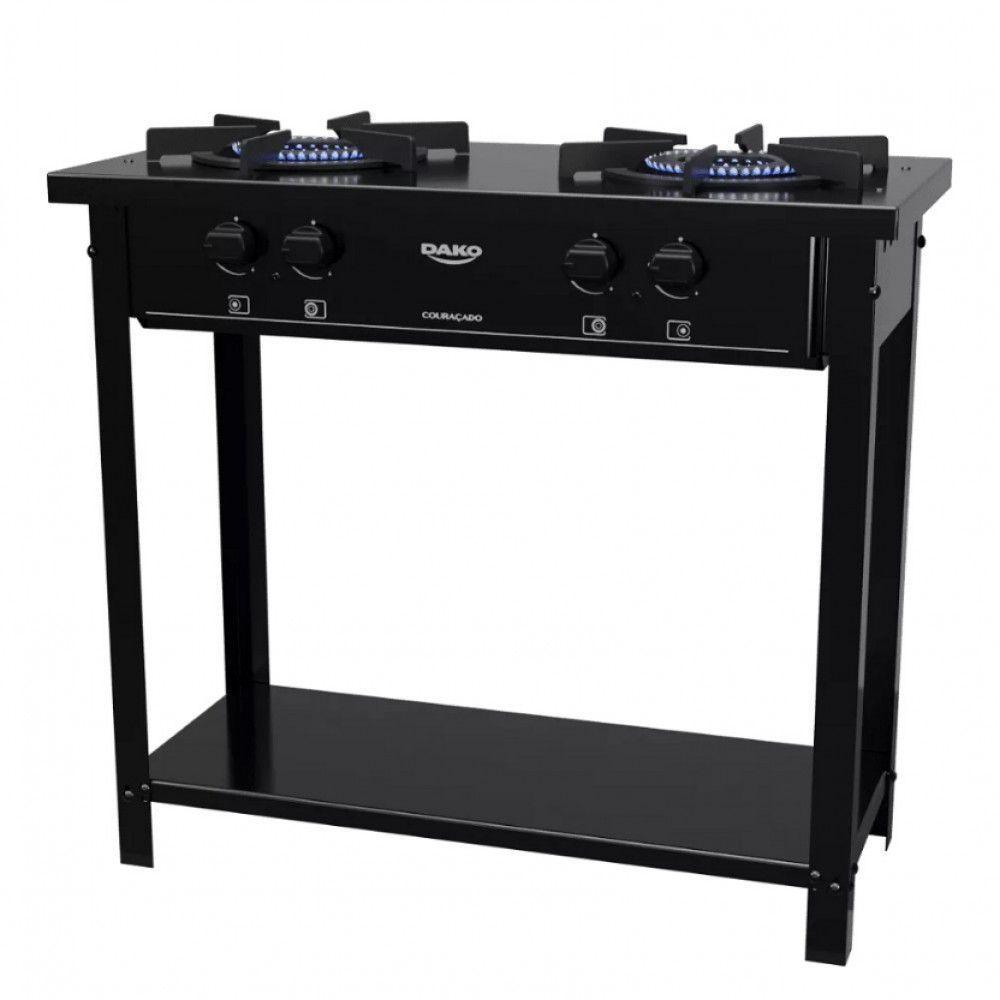 Fogão Industrial Dako Cda 2 Bocas Preto - 1