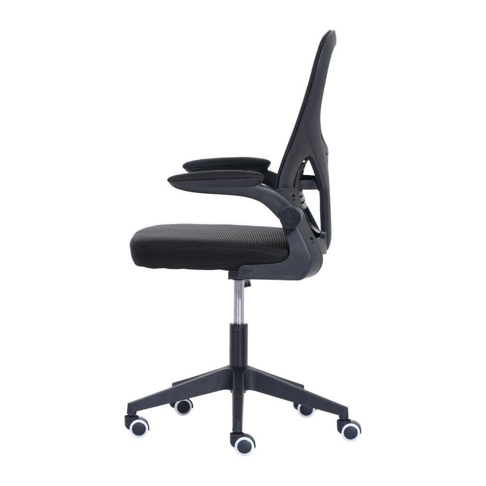 Cadeira Escritório Basic Diretor Tela Mesh Preta Giratória Altura Ajustável - Waw Design - 4