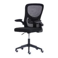 Cadeira Escritório Basic Diretor Tela Mesh Preta Giratória Altura Ajustável - Waw Design - 1