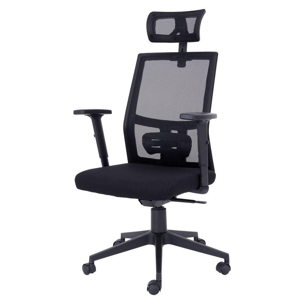 Cadeira De Escritório Presidente Flex Mesh Waw Design Base Giratória Braço E Altura Ajustável - 1