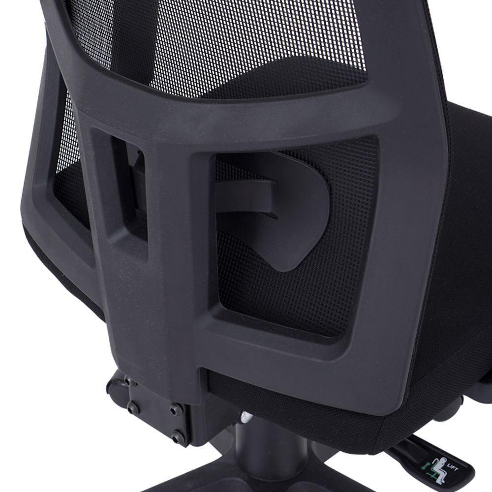 Cadeira De Escritório Presidente Flex Mesh Waw Design Base Giratória Braço E Altura Ajustável - 3