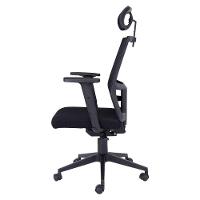 Cadeira De Escritório Presidente Flex Mesh Waw Design Base Giratória Braço E Altura Ajustável - 7