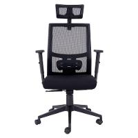 Cadeira De Escritório Presidente Flex Mesh Waw Design Base Giratória Braço E Altura Ajustável - 8