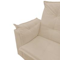 Poltrona De Amamentação Com Puff Isabella Luxo Bellamado Bege - 2