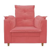 Poltrona De Amamentação Com Puff Isabella Luxo Bellamado Rosa - 4