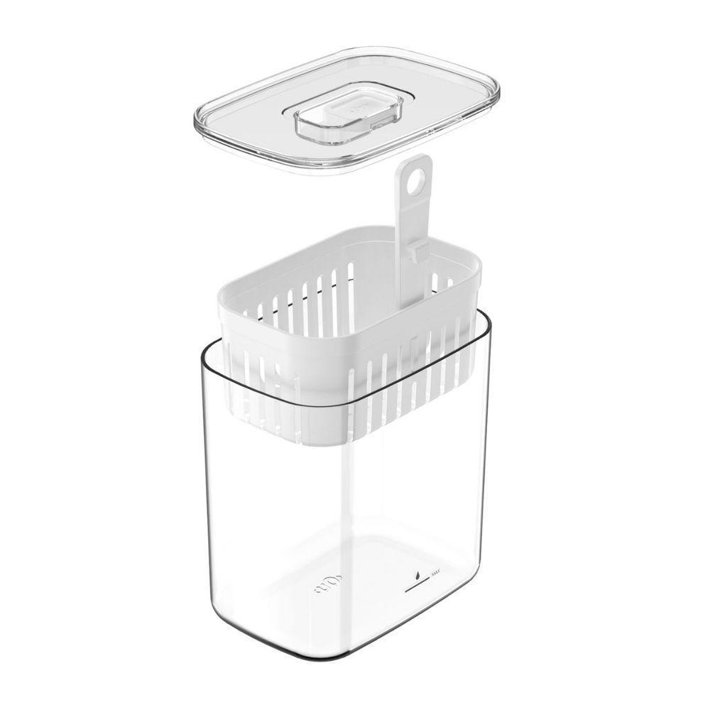 Organizador De Temperos Com Cesto Clear 1,5l 10x14,5x15cm - 7