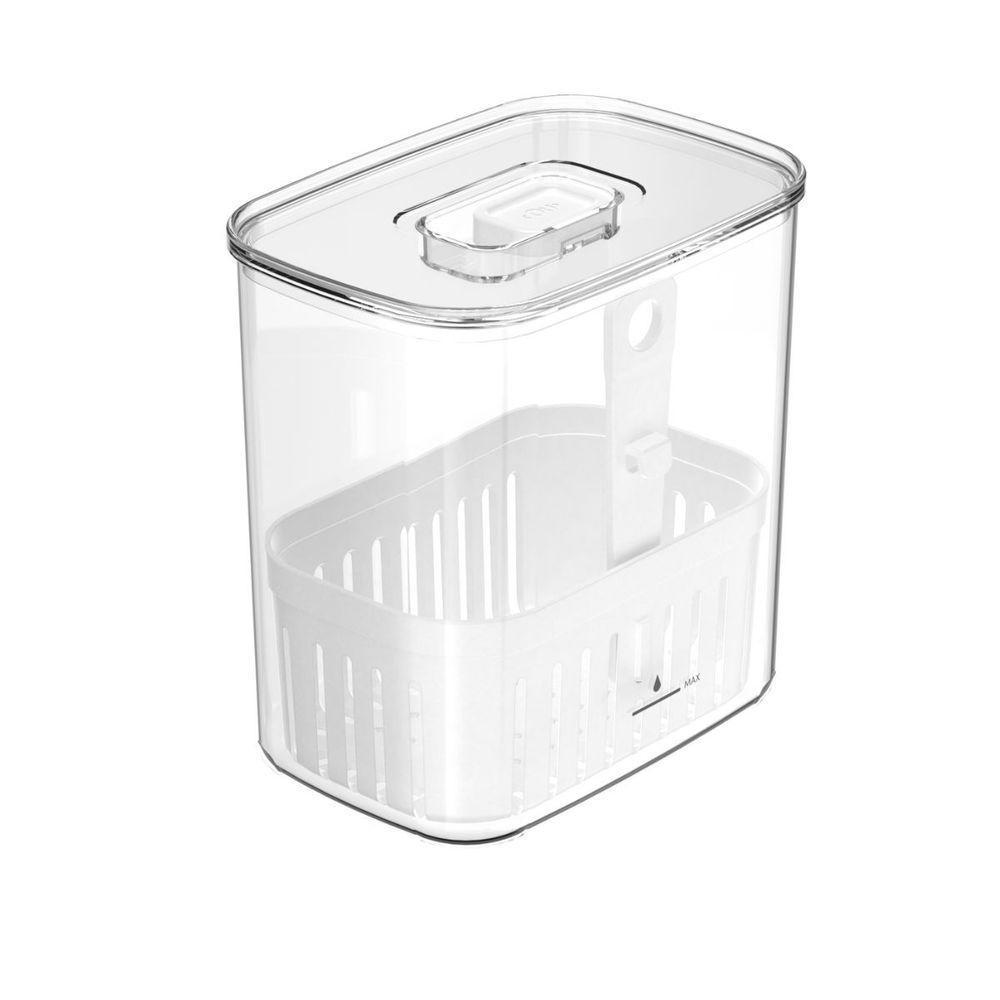 Organizador De Temperos Com Cesto Clear 1,5l 10x14,5x15cm - 8