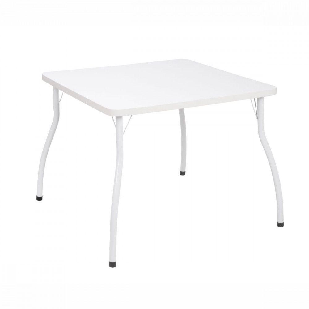 Mesa De Jantar Tampo 0,90 X 0,90 Branco Fil Móveis Branco - 1