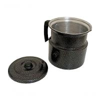 Leiteira Fervedor De Leite Com Apito 2l Preta Craqueada - 2