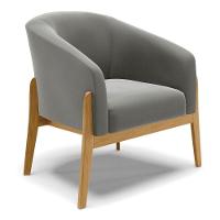 Cadeira Sala De Jantar Base De Madeira Kit 2 Stella Suede D03 - D'rossi Cor Grafite - 3