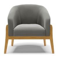 Cadeira Sala De Jantar Base De Madeira Kit 2 Stella Suede D03 - D'rossi Cor Grafite