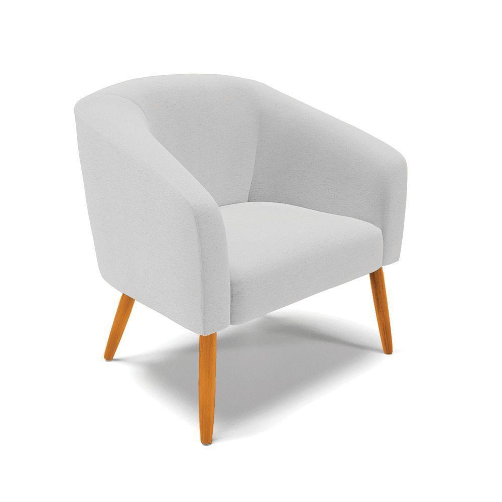 Cadeira Sala De Jantar Pé Palito Castanho Stella Veludo D03 - D\'rossi Cor Cinza - 1