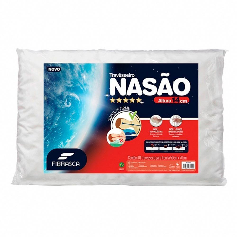 Travesseiro Nasão Dupla Face 40 X 60 Fibrasca - 1