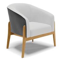 Cadeira Sala De Jantar Base De Madeira Stella Pto/linho D03 - D'rossi Cor Cinza - 1