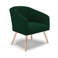 Cadeira Sala De Jantar Pé Palito Natural Kit 2 Stella Bouclê D03 - D'rossi Cor Verde - 3