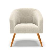 Cadeira Sala De Jantar Pé Palito Castanho Stella Bouclê D03 - D'rossi Cor Bege - 3