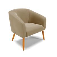 Cadeira Sala De Jantar Pé Palito Castanho Kit 2 Stella Suede D03 - D'rossi Cor Marrom Rato - 3