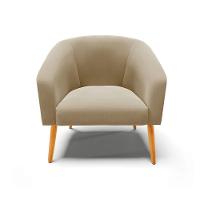 Cadeira Sala De Jantar Pé Palito Castanho Kit 2 Stella Suede D03 - D'rossi Cor Marrom Rato