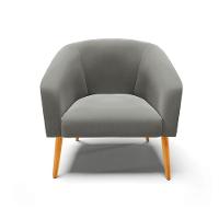 Cadeira Sala De Jantar Pé Palito Castanho Kit 2 Stella Suede D03 - D'rossi Cor Grafite - 7