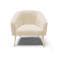 Cadeira Sala De Jantar Pé Palito Natural Stella Linho D03 - D'rossi Cor Bege - 3