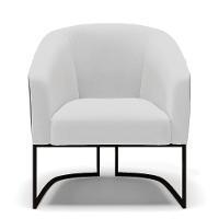 Cadeira Sala De Jantar Industrial Preto Kit 2 Stella Pto/linho D03 - D'rossi Cor Cinza - 3