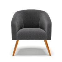 Cadeira Sala De Jantar Pé Palito Castanho Stella Bouclê D03 - D'rossi Cor Grafite - 3