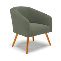 Cadeira Sala De Jantar Pé Palito Castanho Stella Bouclê D03 - D'rossi Cor Verde Pistache - 1