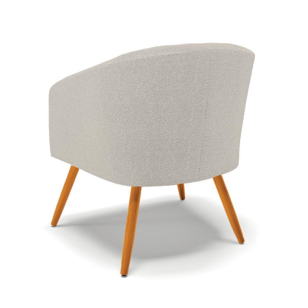 Cadeira Sala De Jantar Pé Palito Castanho Stella Bouclê D03 - D'rossi Cor Cinza - 4