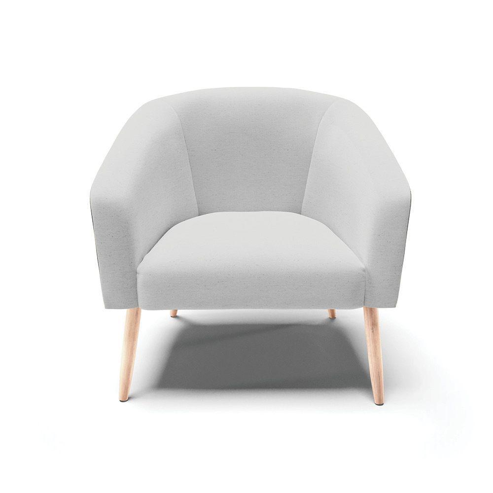 Cadeira Sala De Jantar Pé Palito Natural Stella Pto/linho D03 - D'rossi Cor Cinza - 3